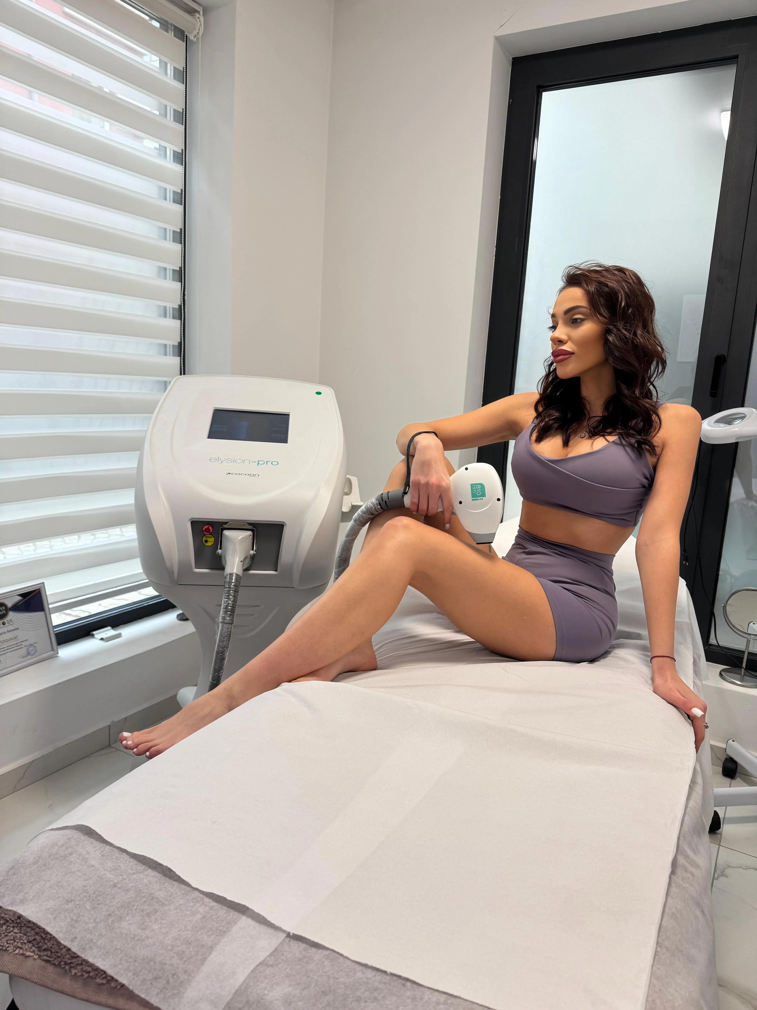 Модерна лазерна технология Elysion PRO за безопасна епилация